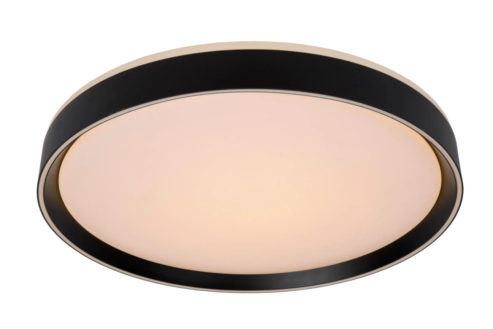 Lucide NURIA - Zapustenu00e9 stropnu00e9 svetlo - u00d8 50 cm - LED 3 StepDim - 1x36W 2700K - u010dierna