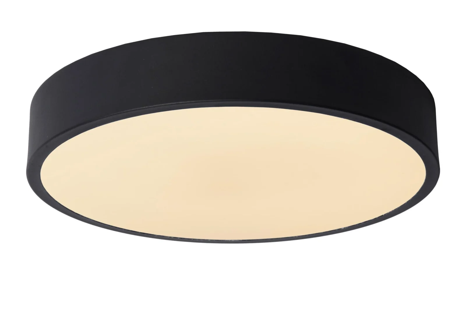 Lucide UNAR - Zapustenu00e9 stropnu00e9 svetlo - u00d8 30 cm - LED 3 StepDim - 1x18W 2700K - u010dierna