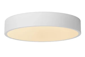 Lucide UNAR - Zapustenu00e9 stropnu00e9 svetlo - u00d8 30 cm - LED 3 StepDim - 1x18W 2700K - biela