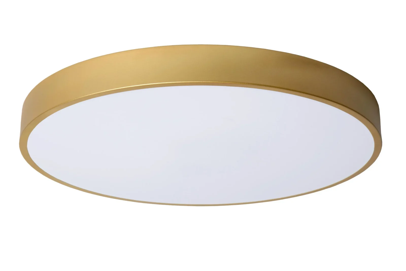 Lucide UNAR - Zapustenu00e9 stropnu00e9 svetlo - u00d8 49,5 cm - LED 3 StepDim - 1x36W 2700K - Matt Gold / Brass