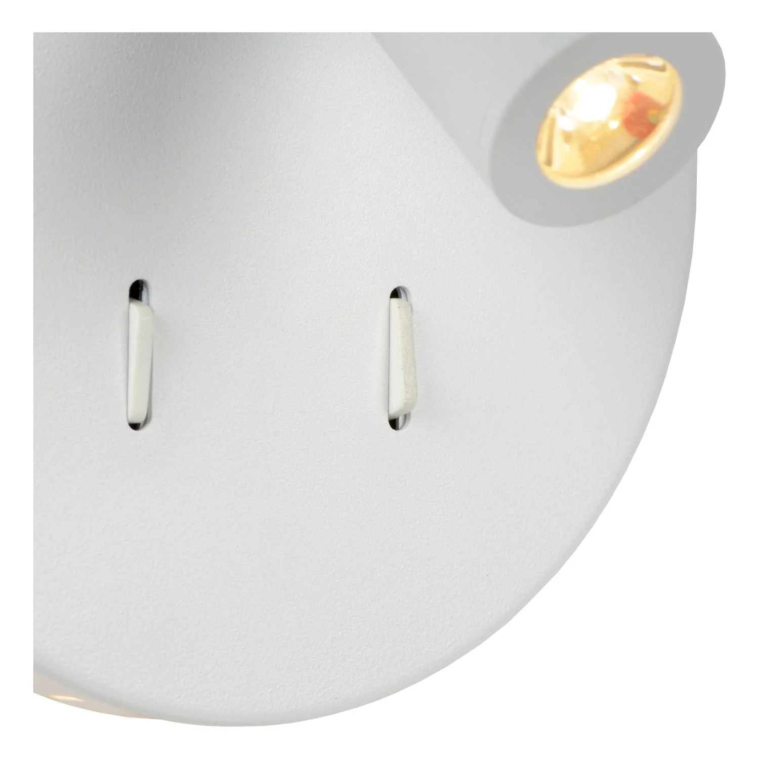 Lucide BENTJER - Lampa pri poste / nu00e1stennu00e9 svetlo - u00d8 14 cm - LED - 3000K - biela