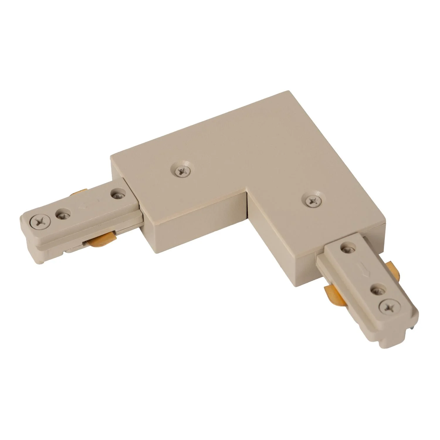 Lucide TRACK L-connector - 1-okruhovu00fd liu0161tovu00fd systu00e9m osvetlenia - Vpravo - Taupe (rozu0161u00edrenie)