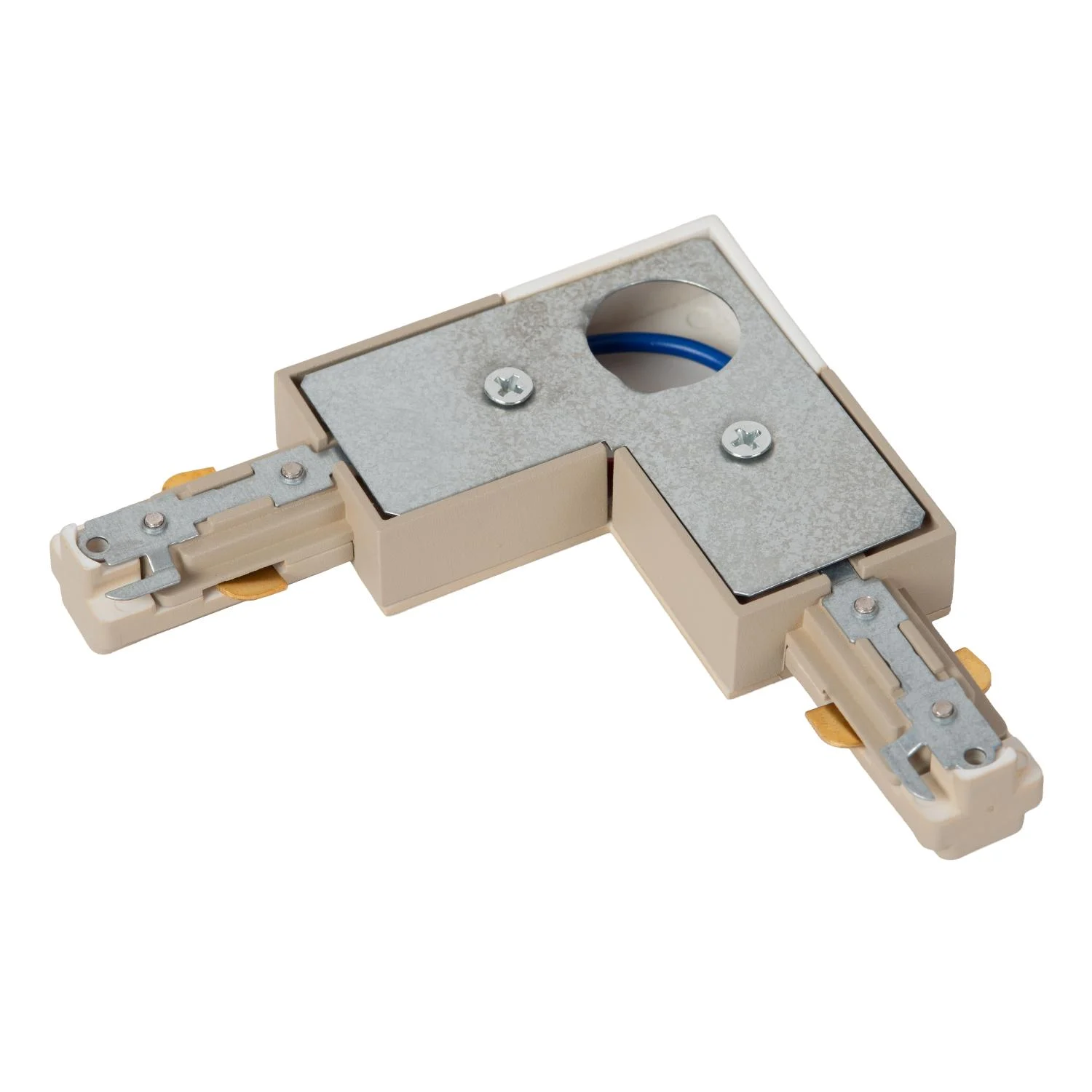 Lucide TRACK L-connector - 1-okruhovu00fd liu0161tovu00fd systu00e9m osvetlenia - Vu013eavo - Taupe (rozu0161u00edrenie)