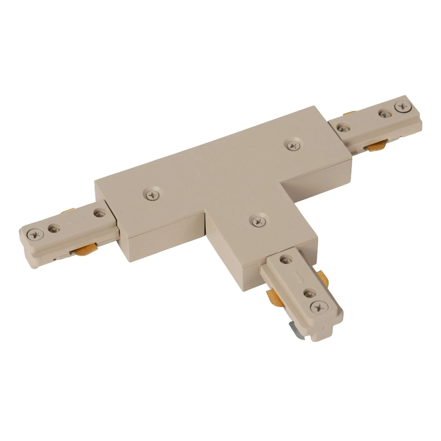Lucide TRACK T-connector A - 1-okruhovu00fd liu0161tovu00fd systu00e9m osvetlenia - Taupe (rozu0161u00edrenie)
