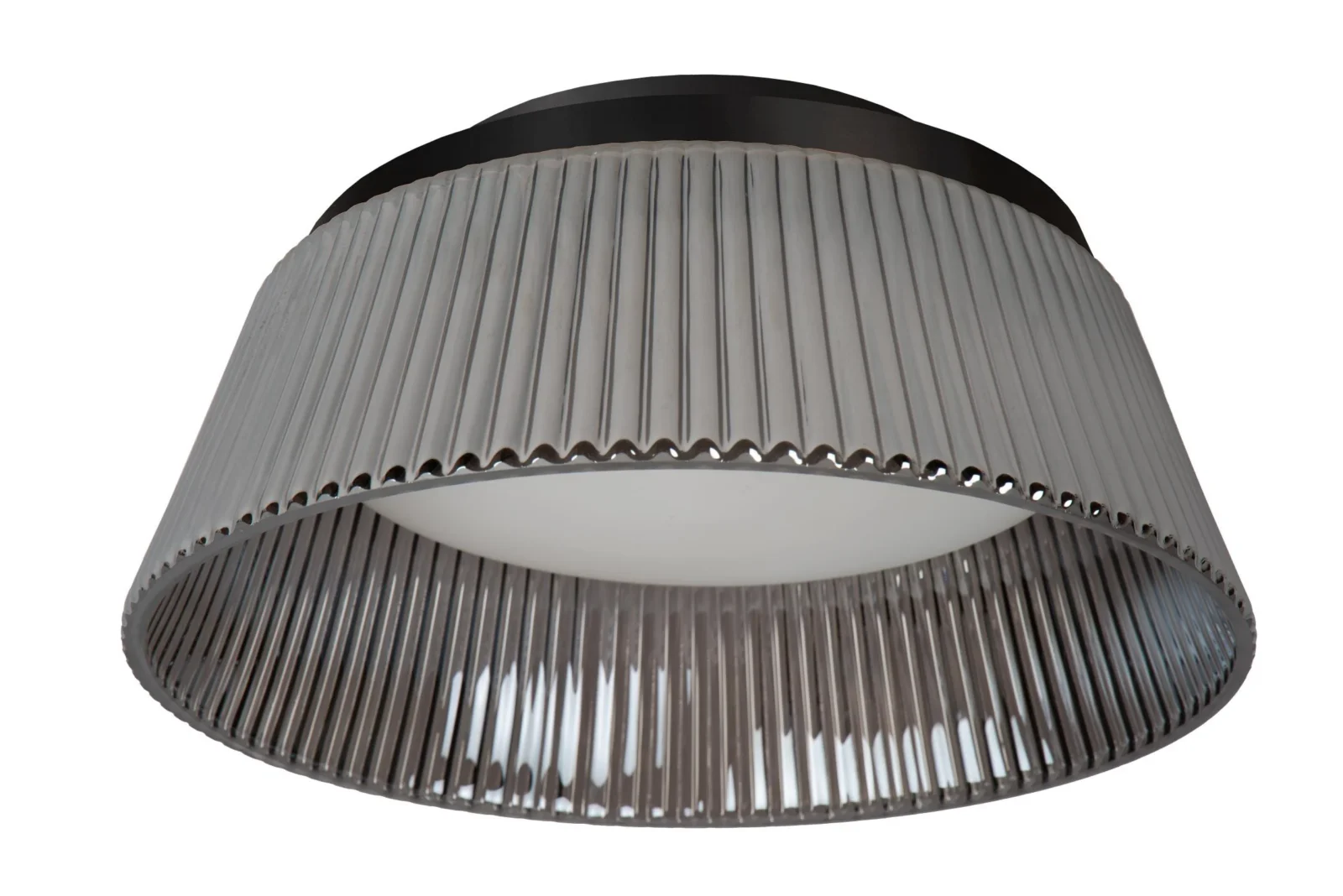 Lucide VIXI - Zapustenu00e9 stropnu00e9 svetlo - u00d8 35 cm - LED stmievanu00e9. - 1x17,6W 2900K - dymovu00e1 sivu00e1
